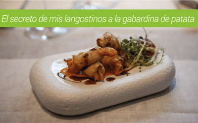 Los trucos de Íñigo Urrechu: langostinos a la gabardina de patata